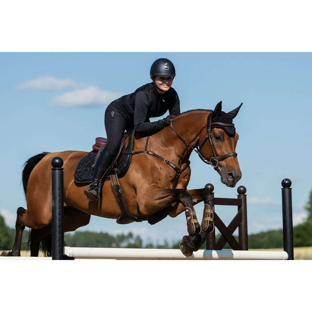 Equestrian Stockholm Oornetje All Black Glimmer