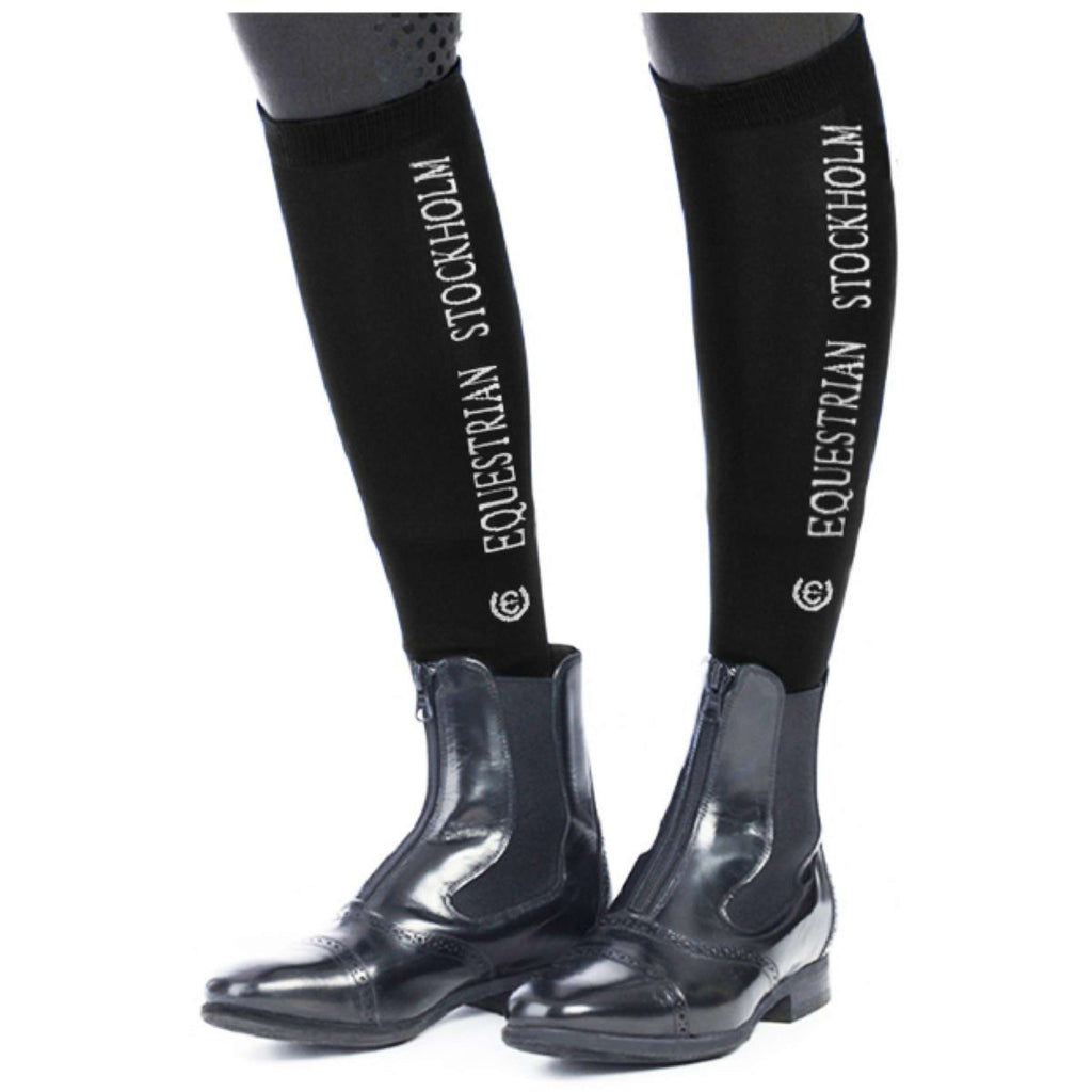 Equestrian Stockholm Rijsokken Bamboo Blend Black Edition