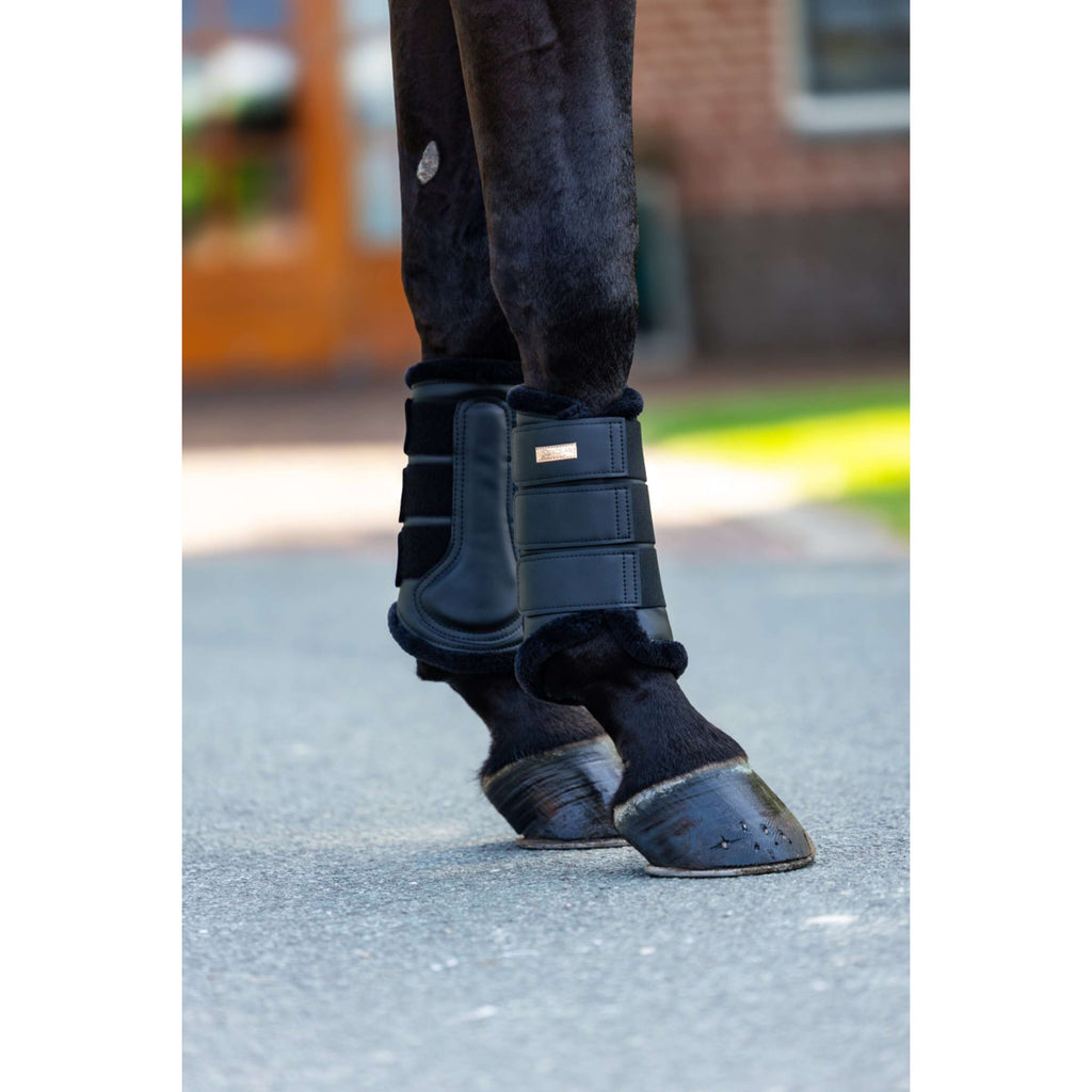 Equestrian Stockholm Beenbeschermers Zwart/Blush