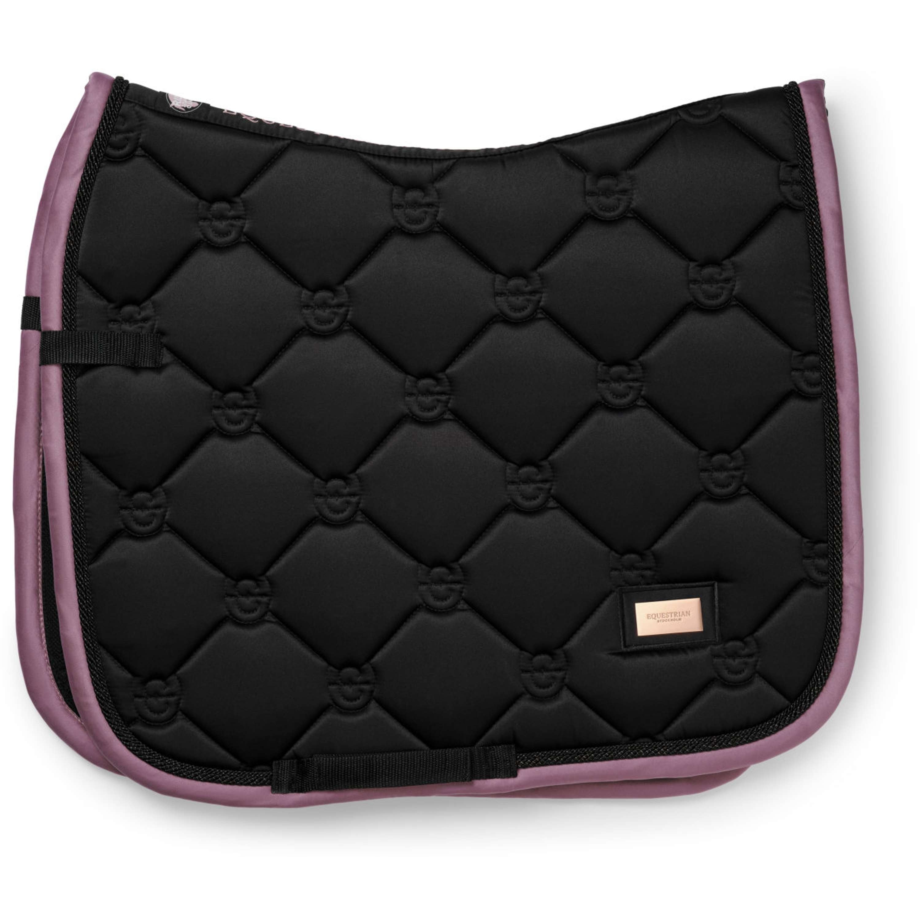Equestrian Stockholm Zadeldekje Dressuur Zwart/Blush