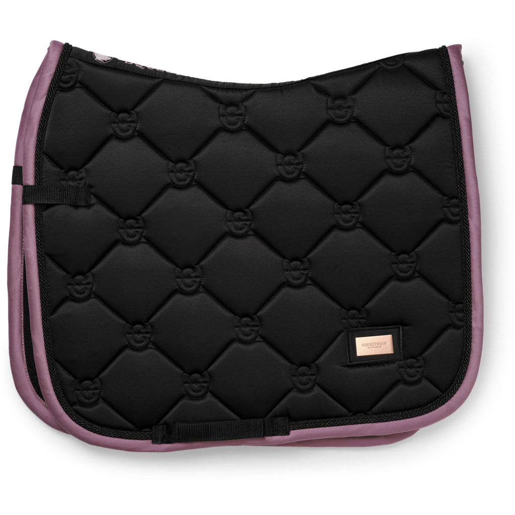 Equestrian Stockholm Zadeldekje Dressuur Zwart/Blush