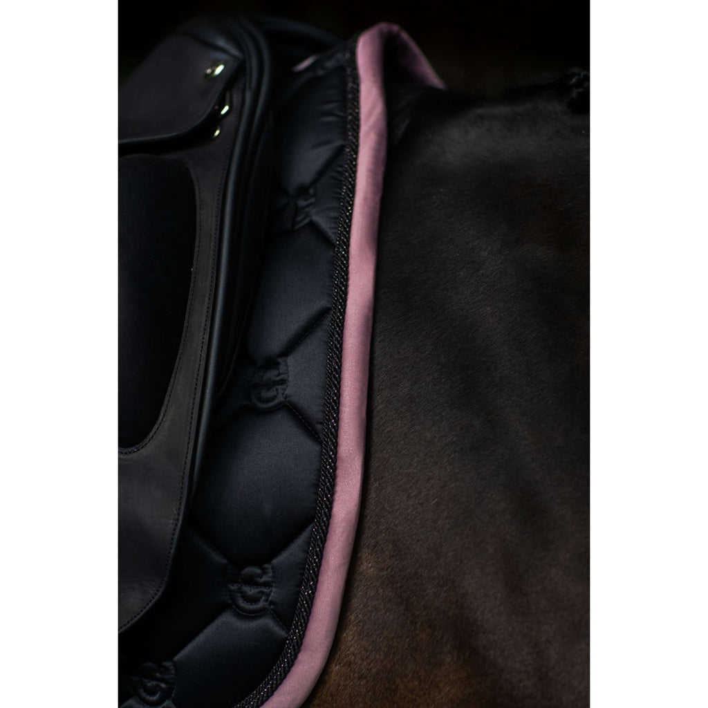 Equestrian Stockholm Zadeldekje Dressuur Zwart/Blush
