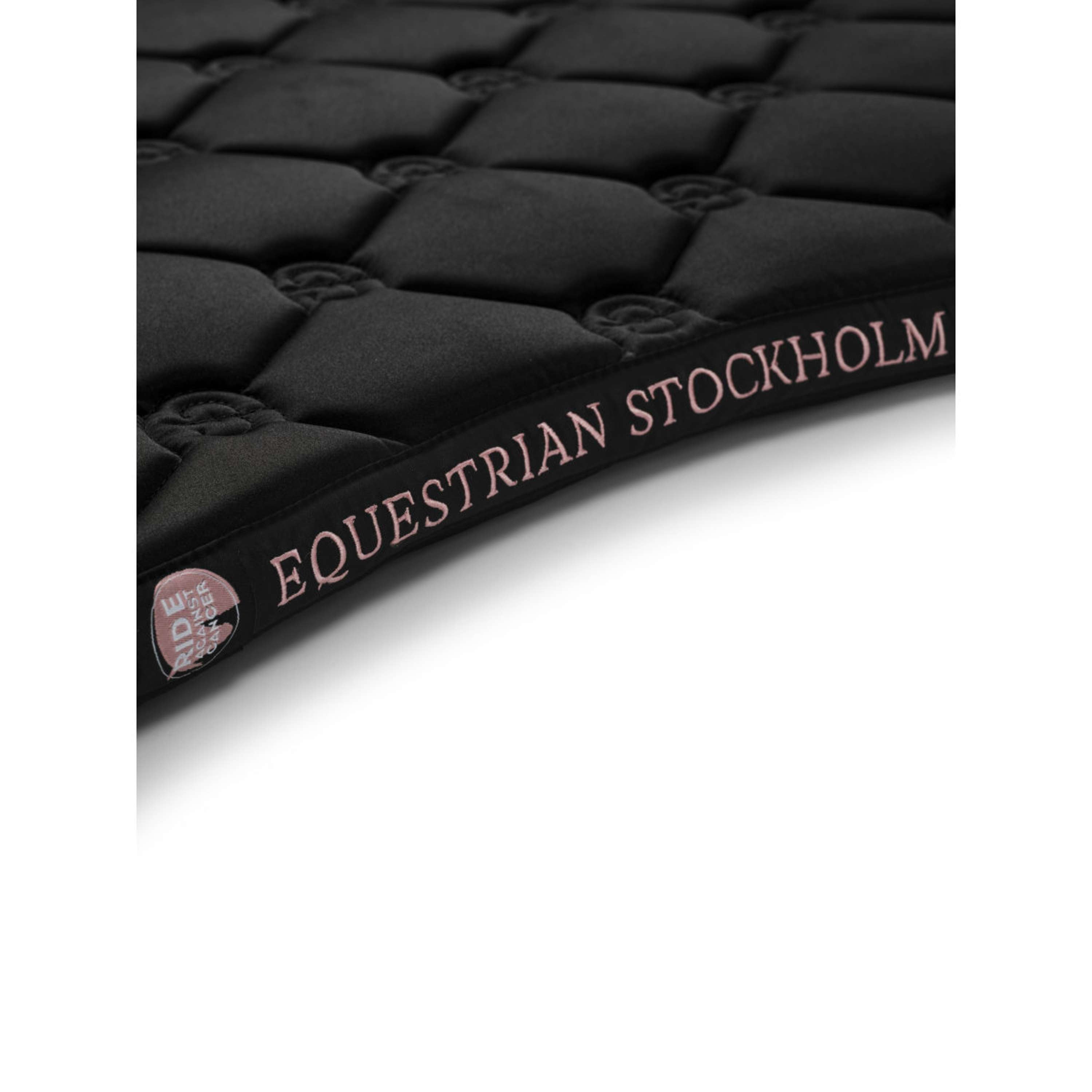 Equestrian Stockholm Zadeldekje Dressuur Zwart/Blush