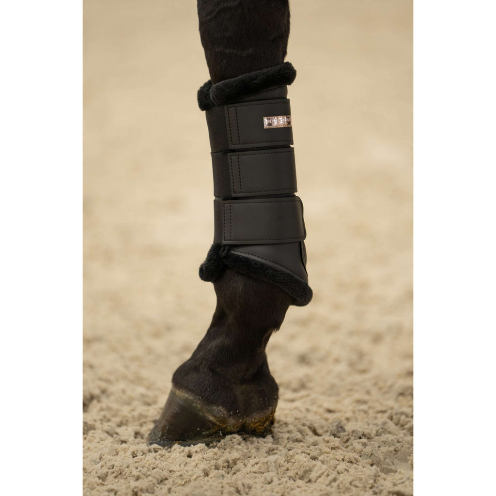 Equestrian Stockholm Beenbeschermers Zwart/Blush