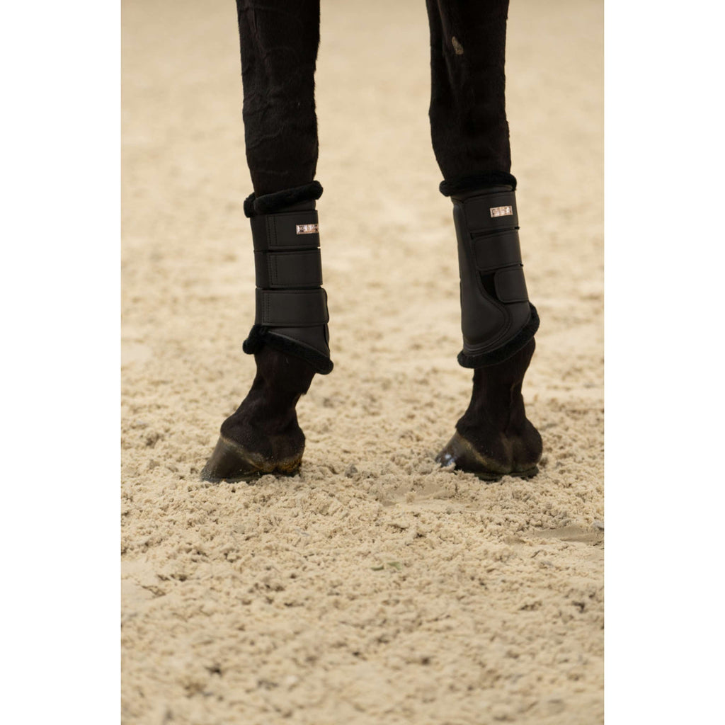Equestrian Stockholm Beenbeschermers Zwart/Blush