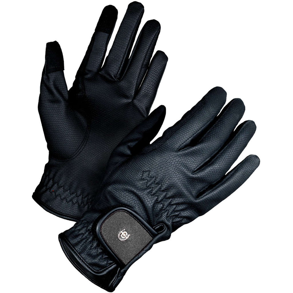 Equestrian Stockholm Rijhandschoenen Motion All Black Glimmer