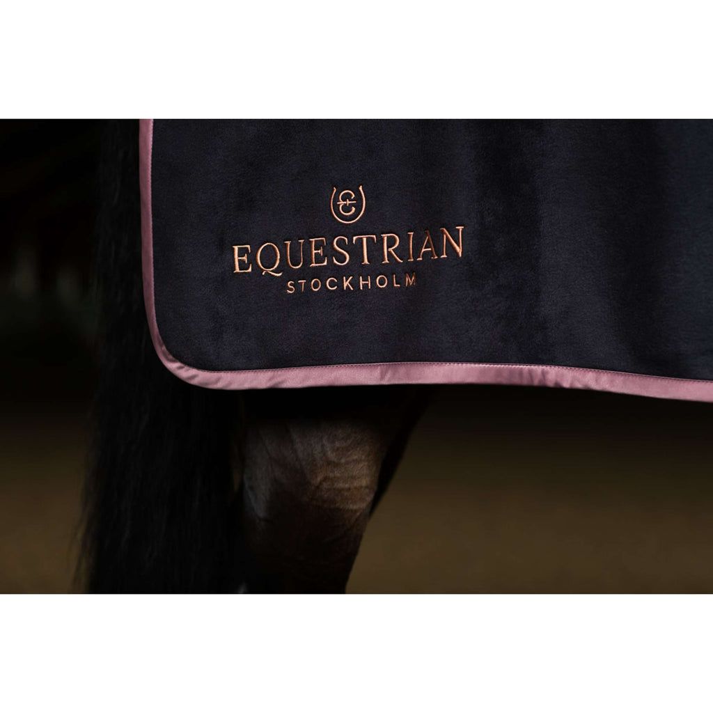 Equestrian Stockholm Quarter Sheet Heavy Fleece Zwart/Blush