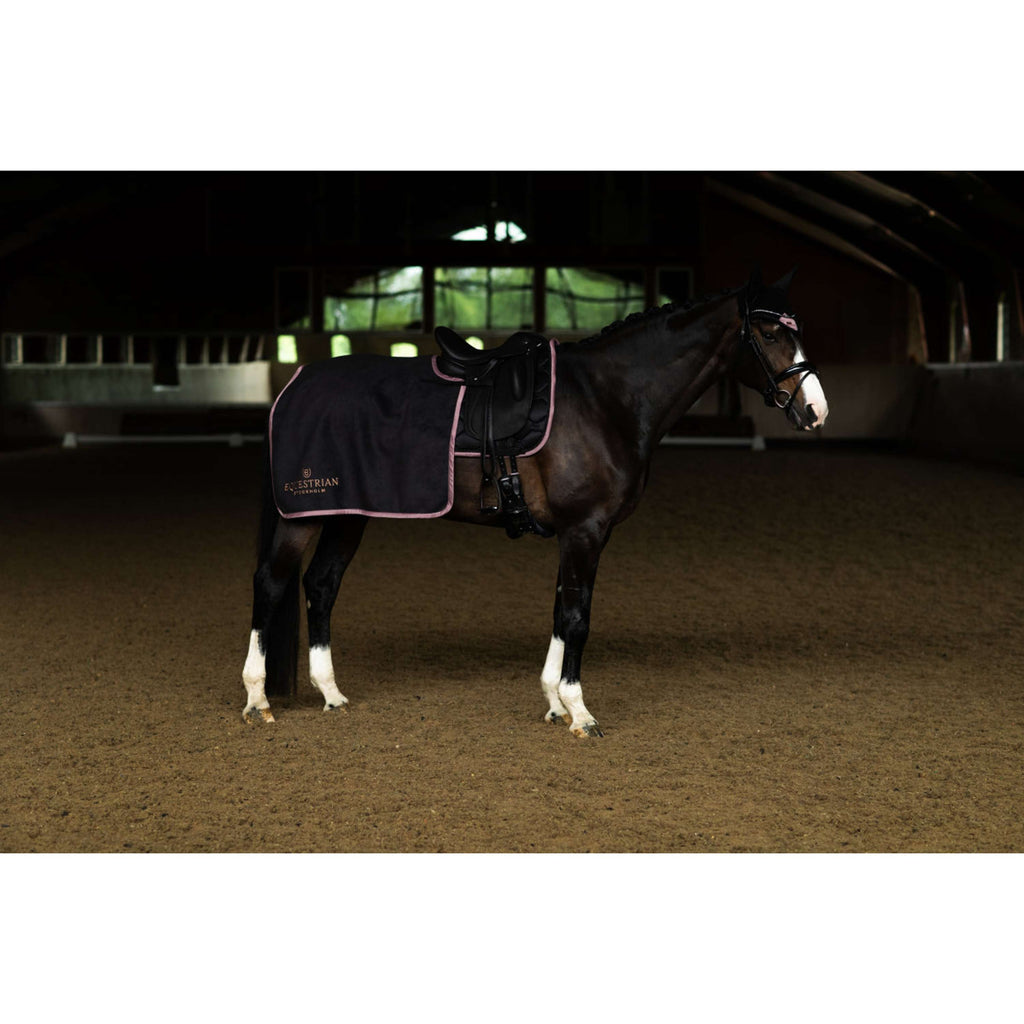 Equestrian Stockholm Quarter Sheet Heavy Fleece Zwart/Blush