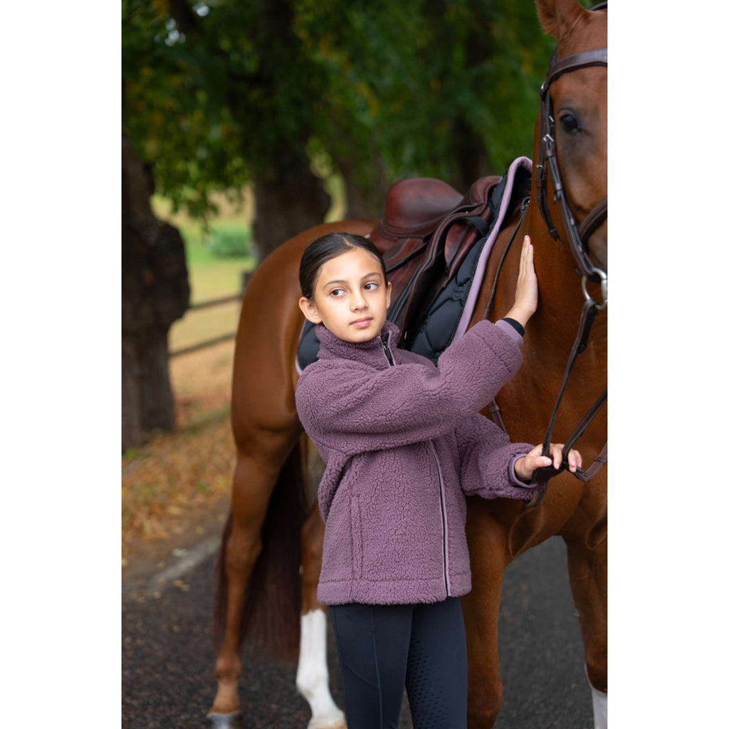 Equestrian Stockholm Fleecejack Teddy Young Rider Blush