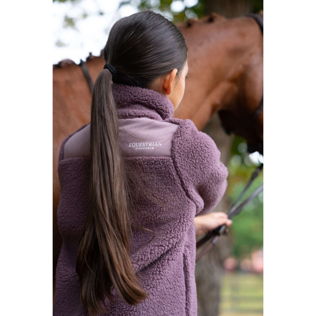 Equestrian Stockholm Fleecejack Teddy Young Rider Blush