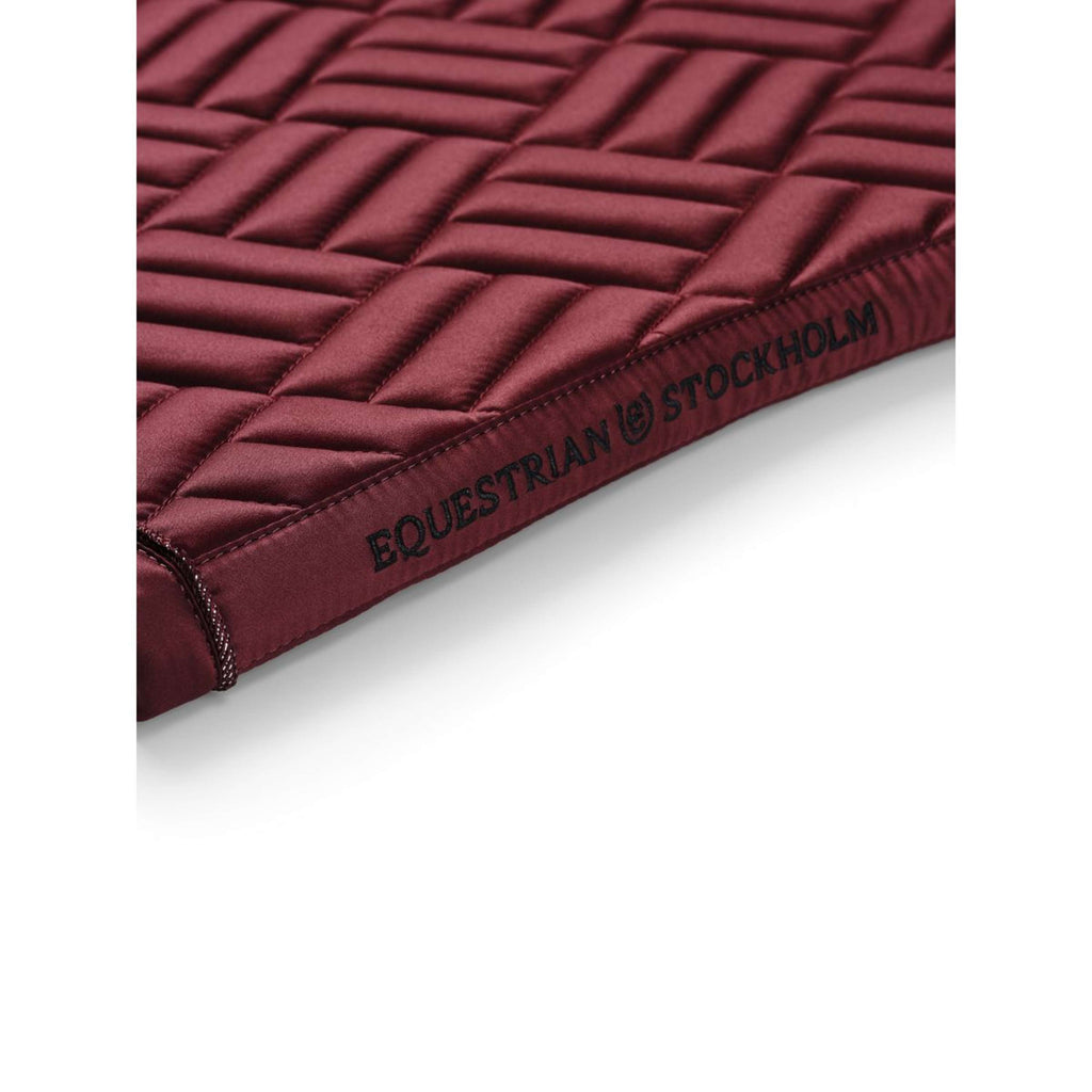 Equestrian Stockholm Zadeldekje Modern Springen Bordeaux