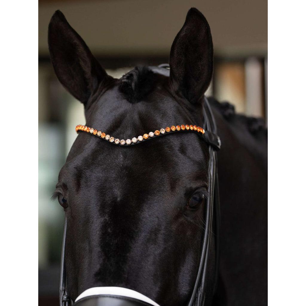 Equestrian Stockholm Frontriem Faded 8mm Chestnut