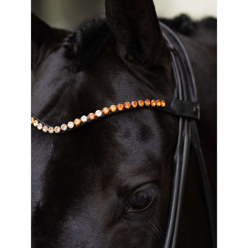Equestrian Stockholm Frontriem Faded 8mm Chestnut