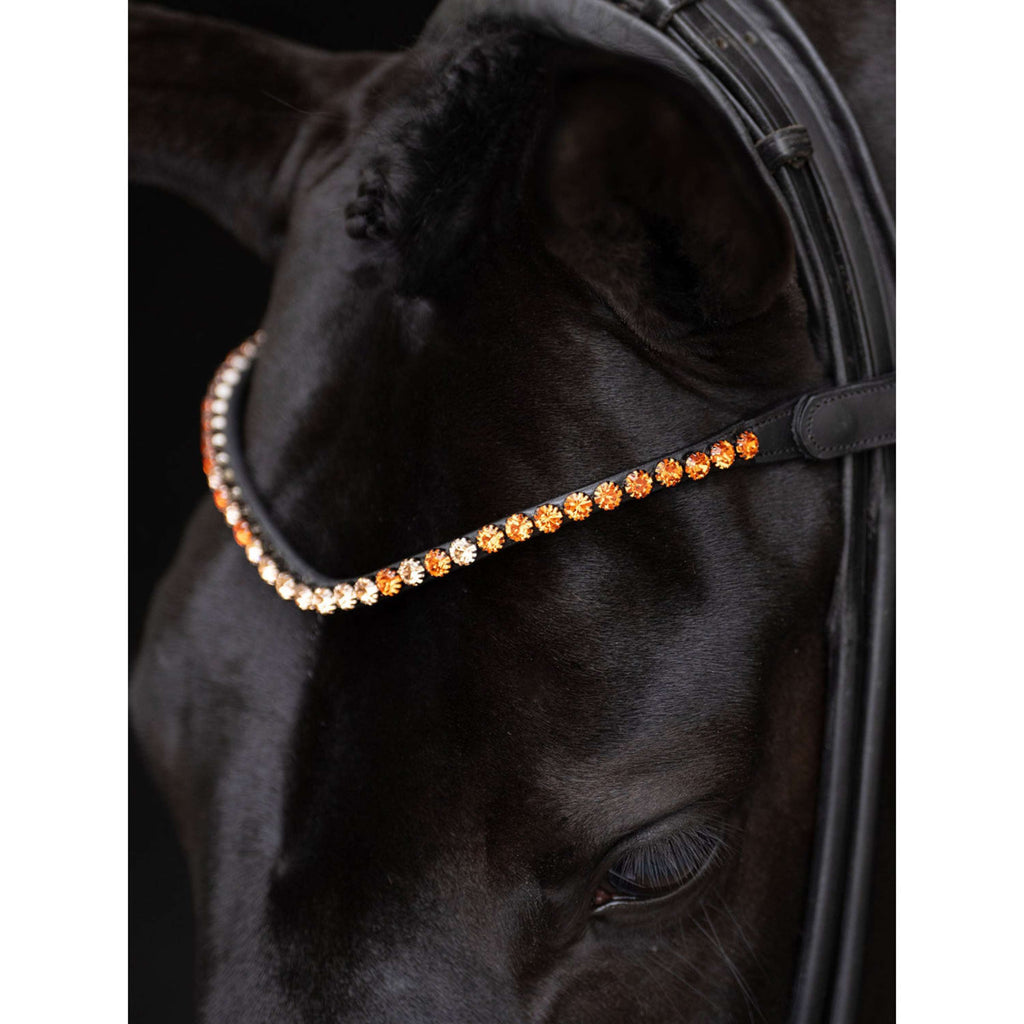 Equestrian Stockholm Frontriem Faded 8mm Chestnut