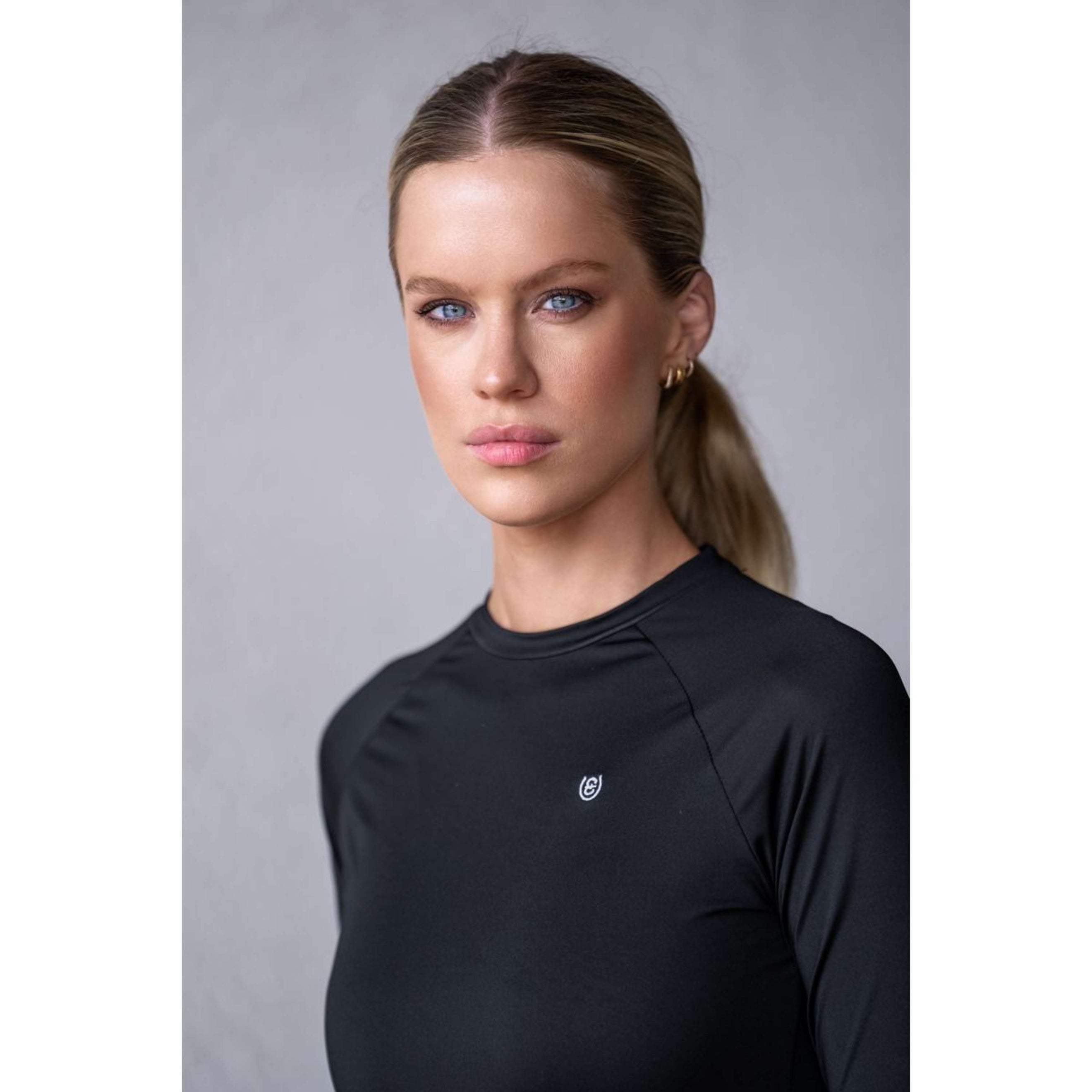 Equestrian Stockholm Shirt Dynamic Zwart Equestrian Stockholm Shirt Dynamic Zwart