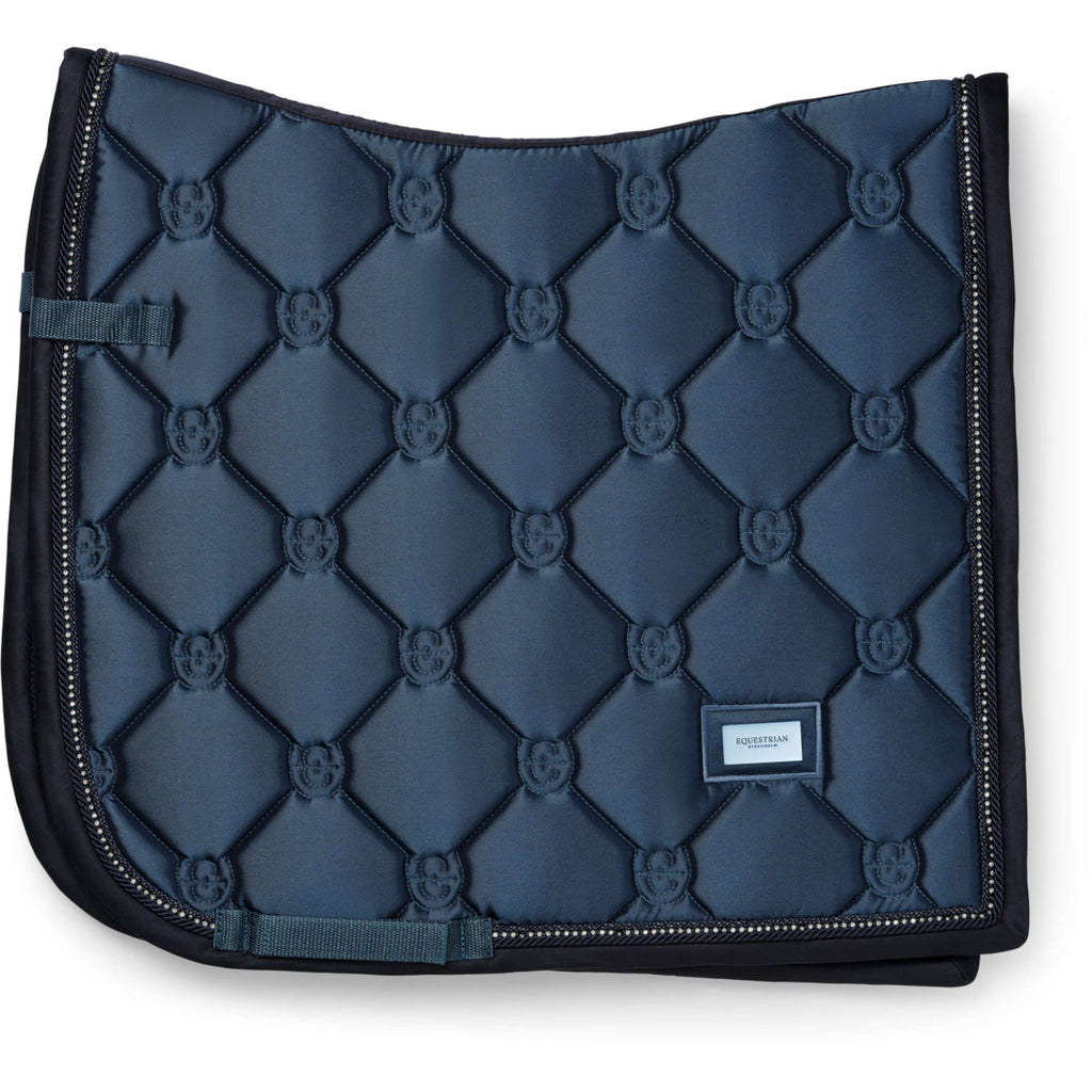 Equestrian Stockholm Zadeldekje Crystal Shine Dressuur Blue Meadow