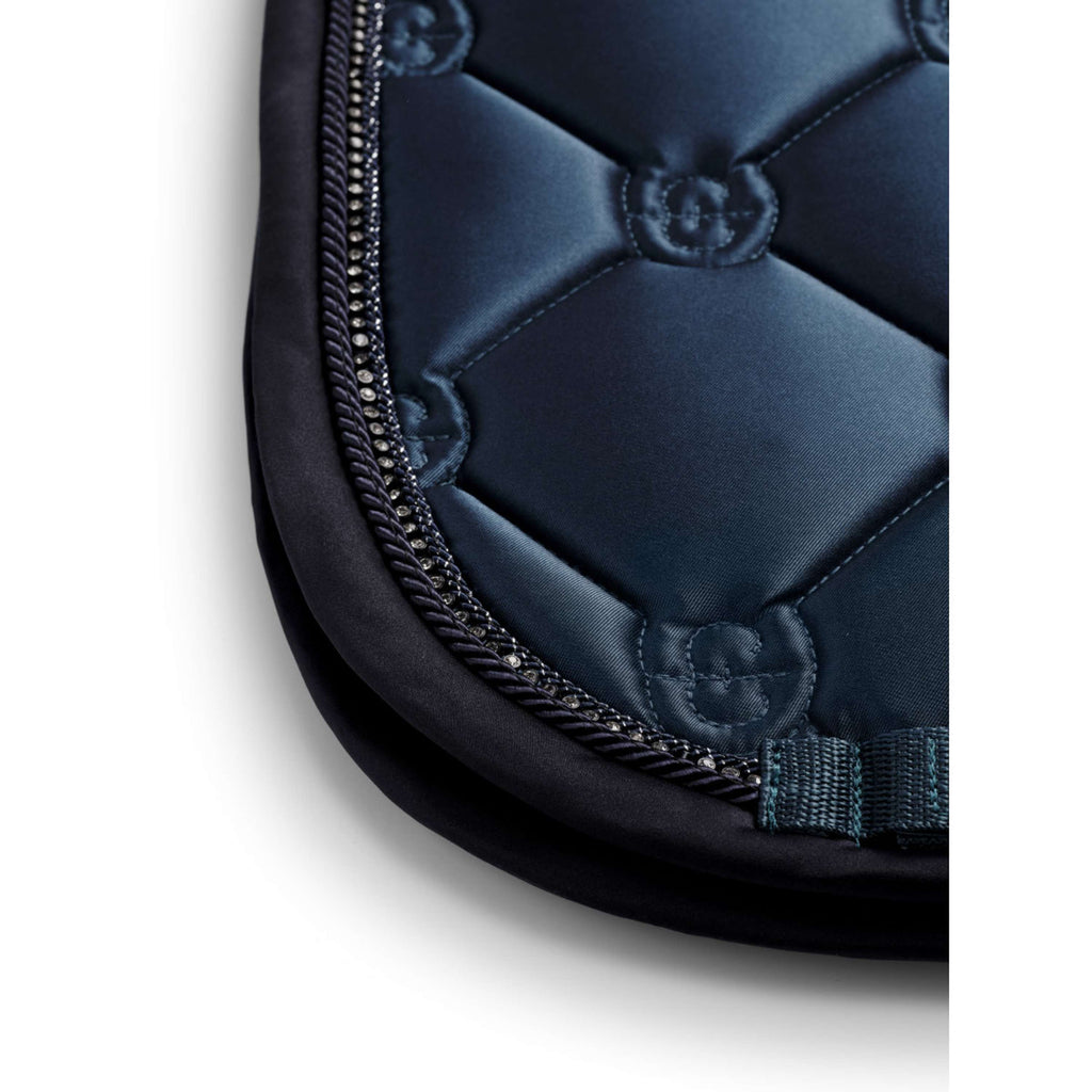 Equestrian Stockholm Zadeldekje Crystal Shine Dressuur Blue Meadow