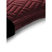 Equestrian Stockholm Zadeldekje Vegan Fur Springen Crystal Bordeaux