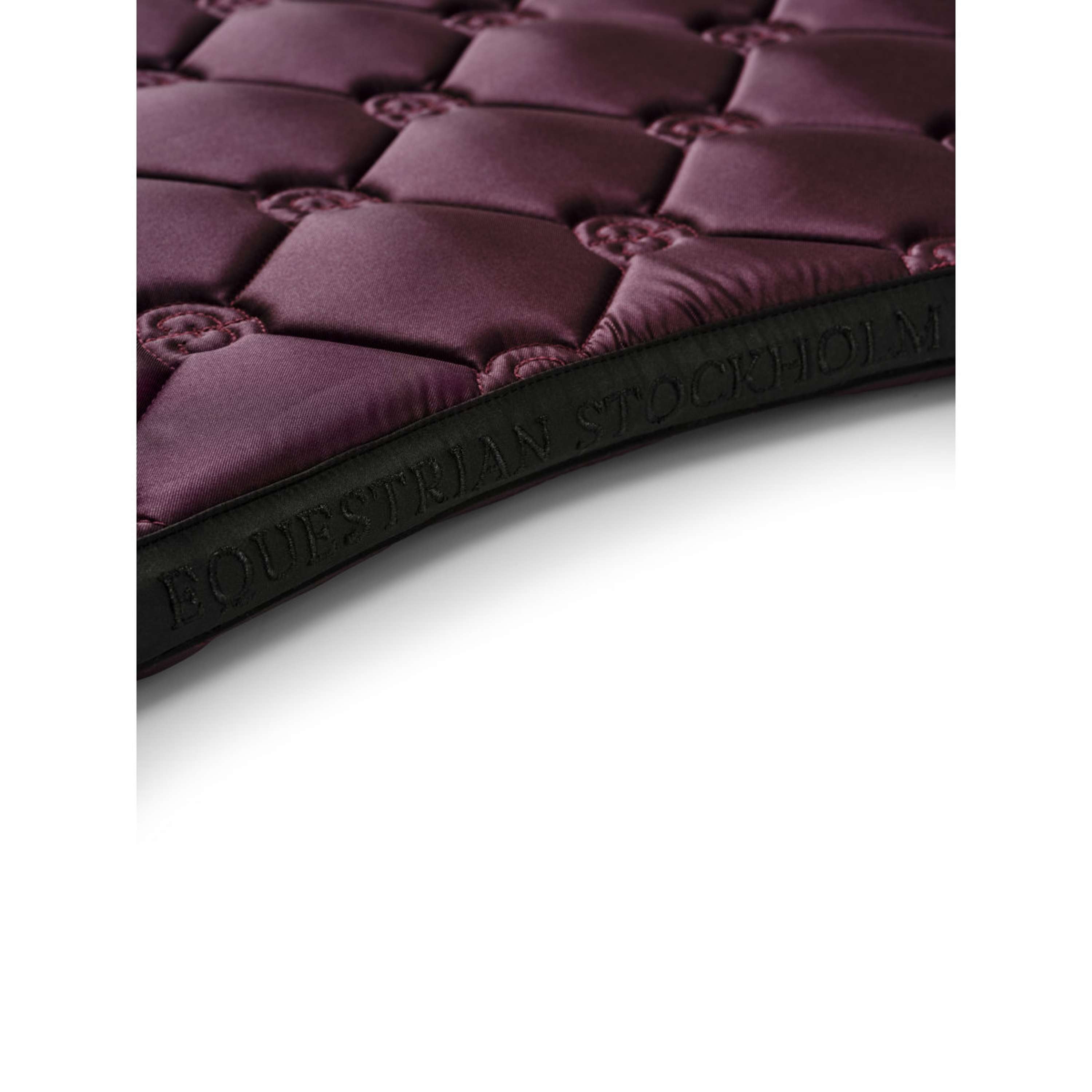 Equestrian Stockholm Zadeldekje Crystal Shine Dressuur Mauve Wine