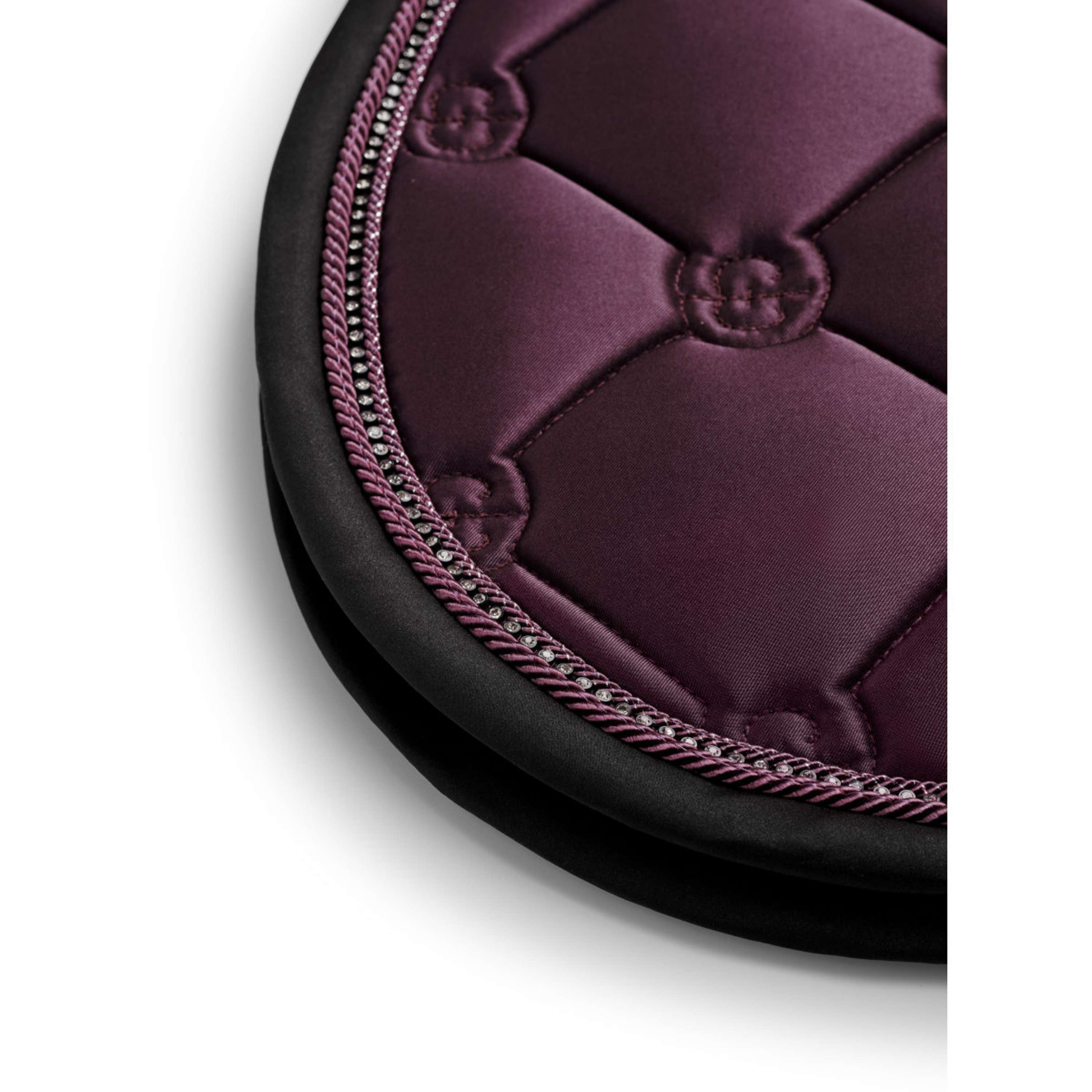 Equestrian Stockholm Zadeldekje Crystal Shine Springen Mauve Wine