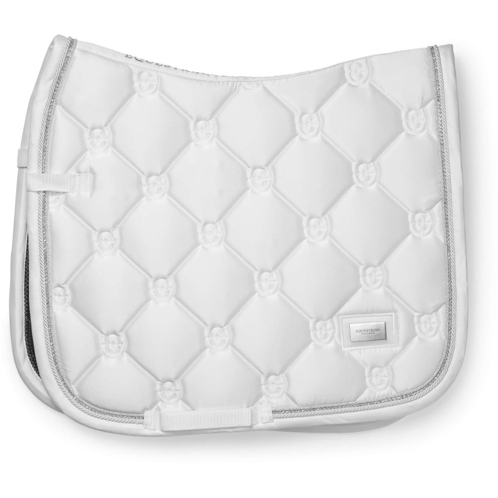 Equestrian Stockholm Zadeldekje Crystal Shine Dressuur Wit