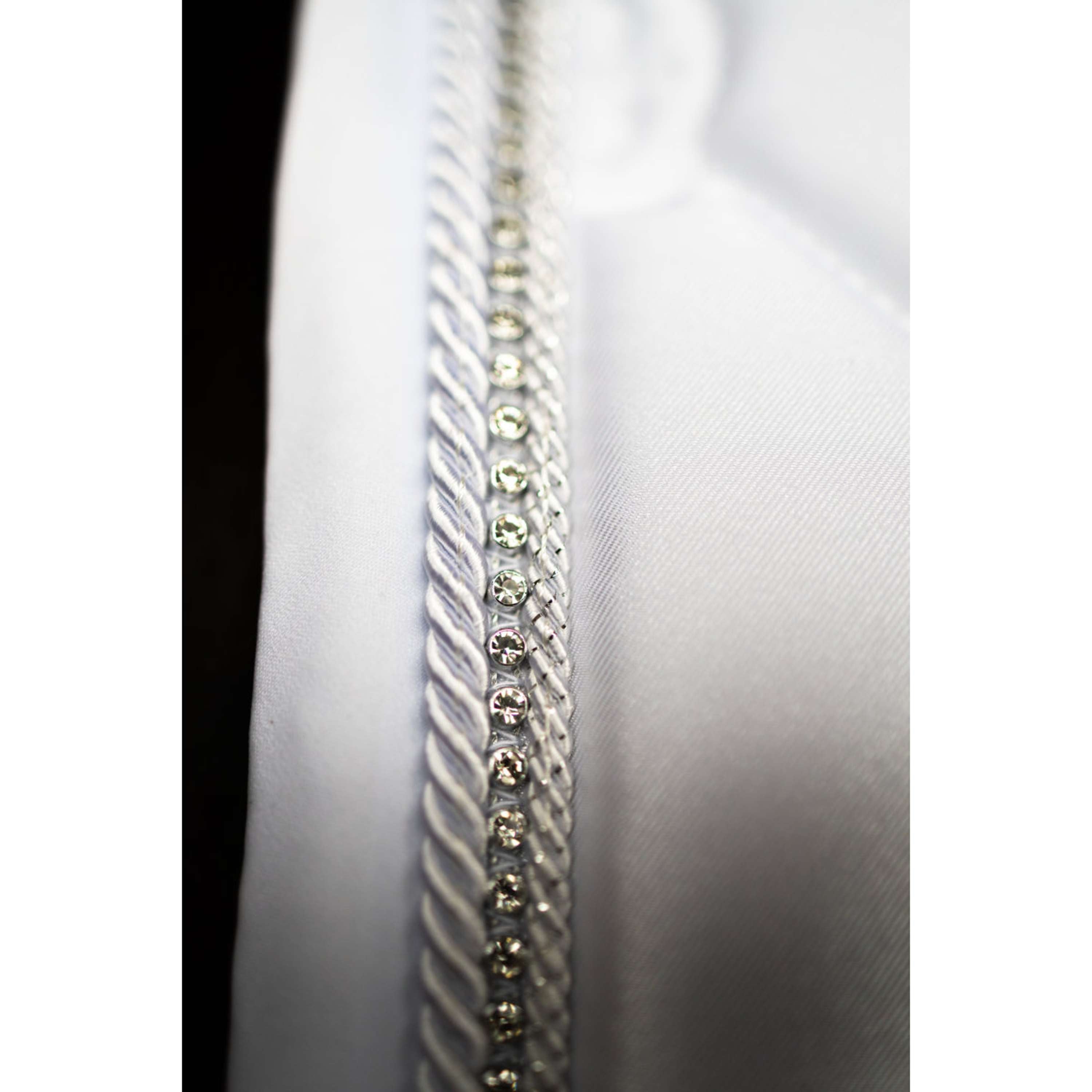 Equestrian Stockholm Zadeldekje Crystal Shine Dressuur Wit