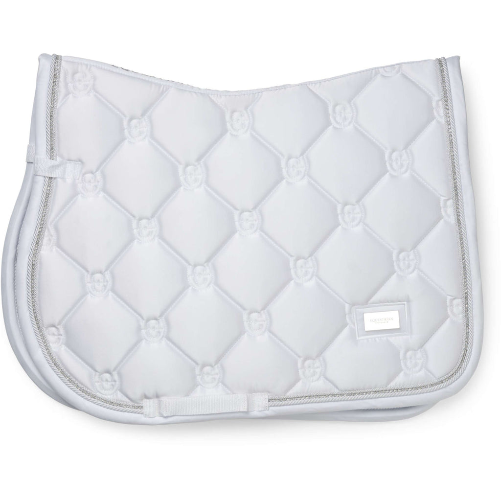 Equestrian Stockholm Zadeldekje Crystal Shine Springen Wit
