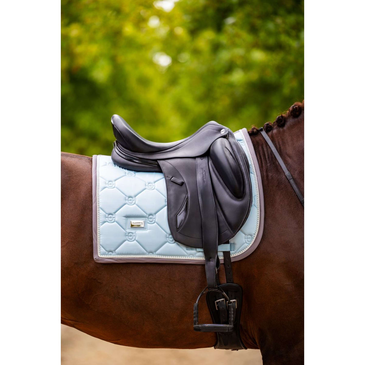 Equestrian Stockholm Zadeldekje Dressuur Ice Blue