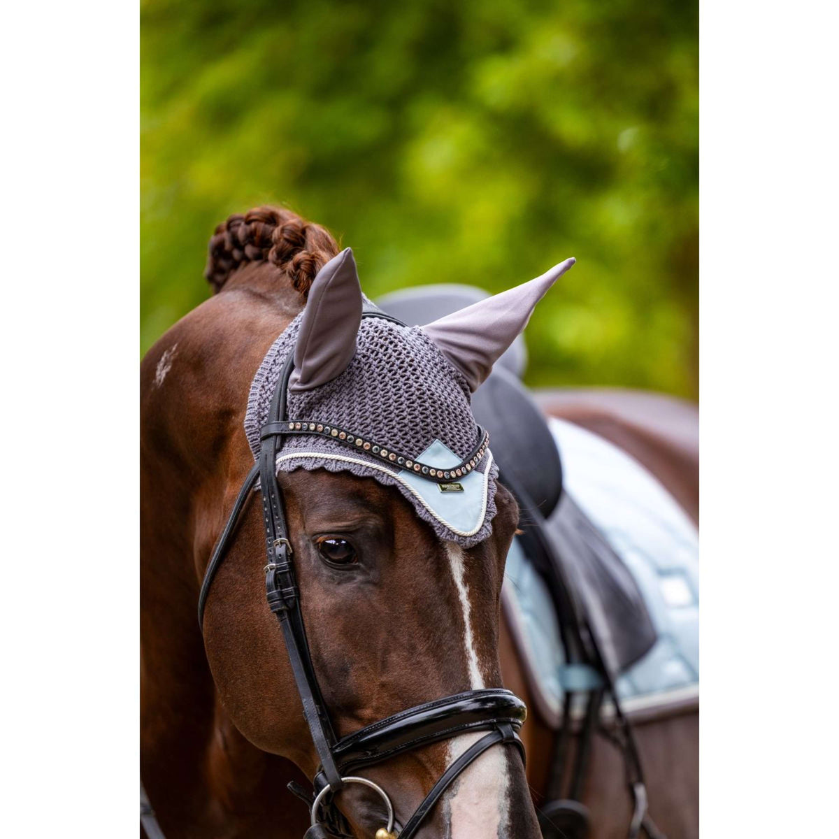 Equestrian Stockholm Oornetje Ice Blue