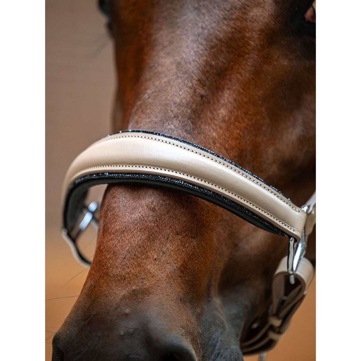 Equestrian Stockholm Halster Glimmer Leather Anatomic Sand