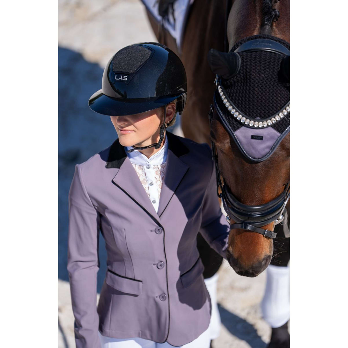 Equestrian Stockholm Oornetje Modern Dark Violet