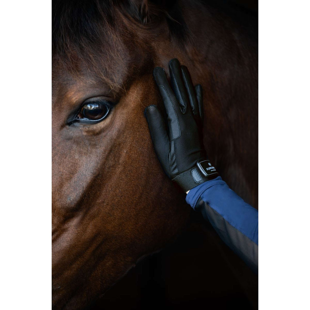 Equestrian Stockholm Rijhandschoenen Summer Black Edition