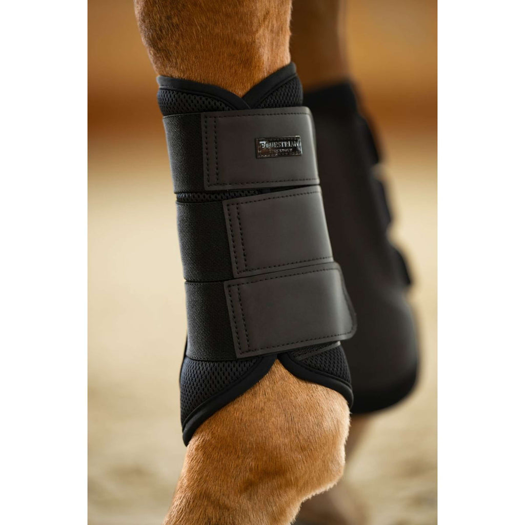 Equestrian Stockholm Beenbeschermers Classic Mesh All Black