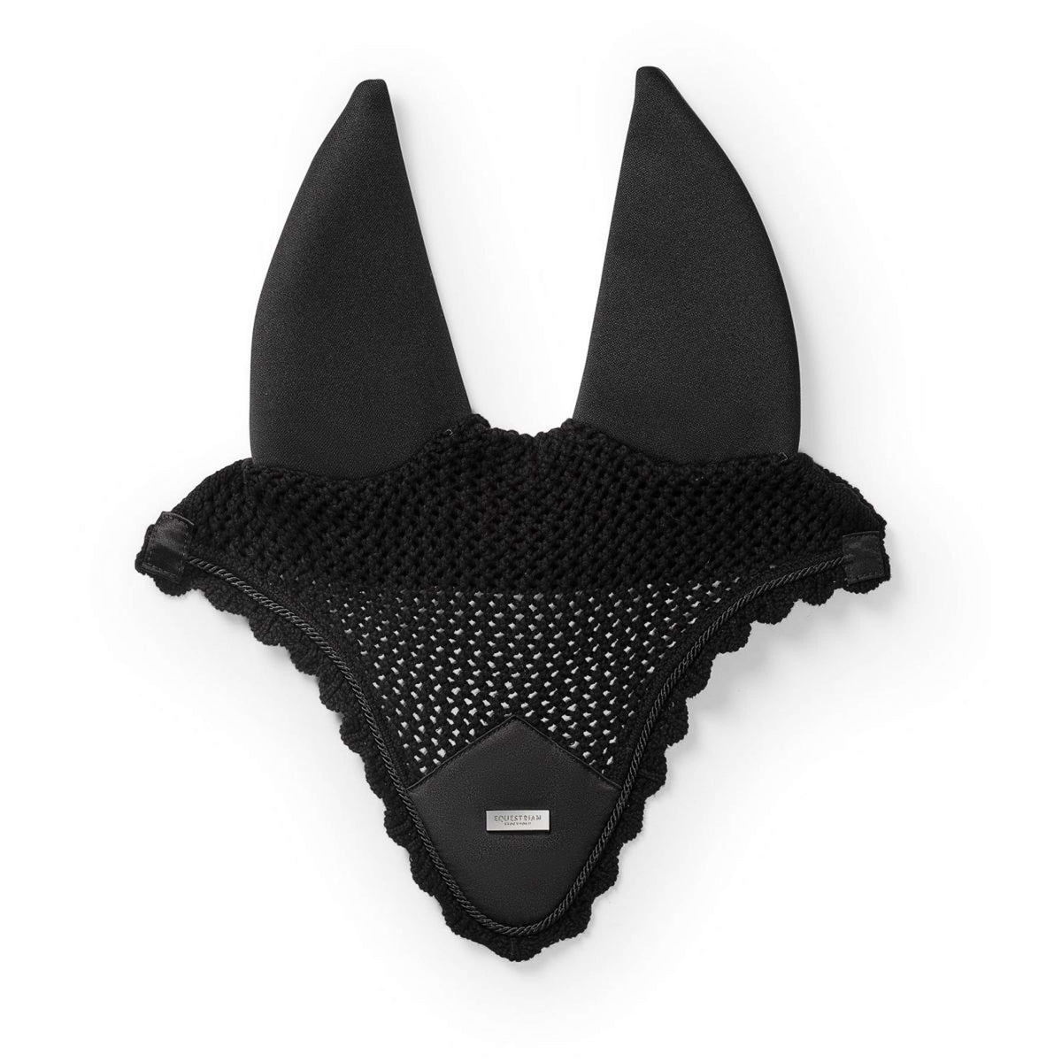 Equestrian Stockholm Oornetje Padded Zwart/Zilver