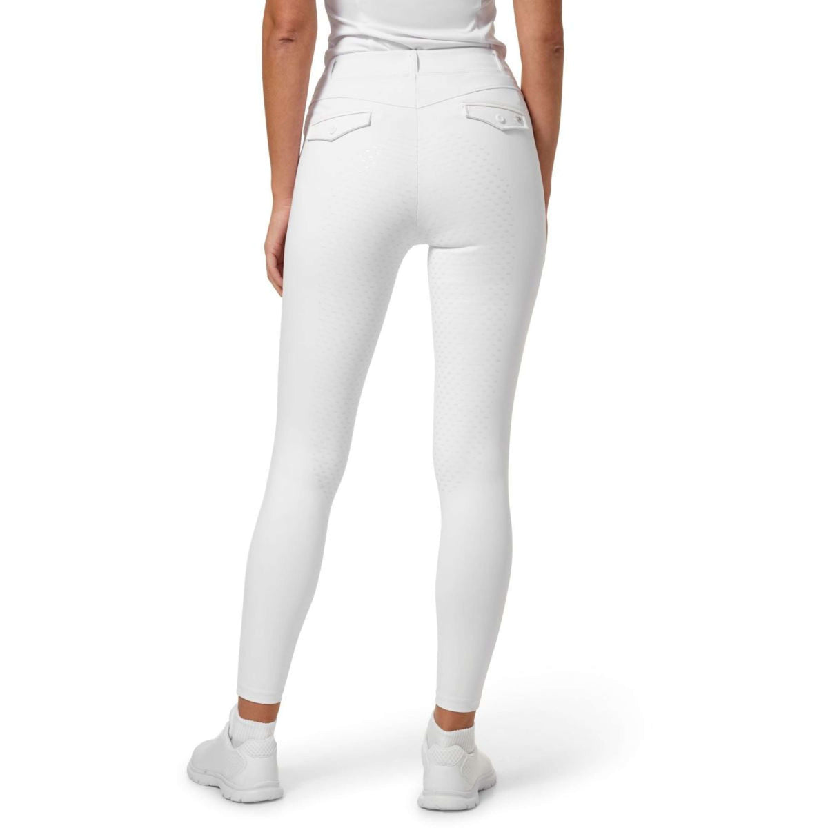 Equestrian Stockholm Rijlegging Premium Full Grip Wit