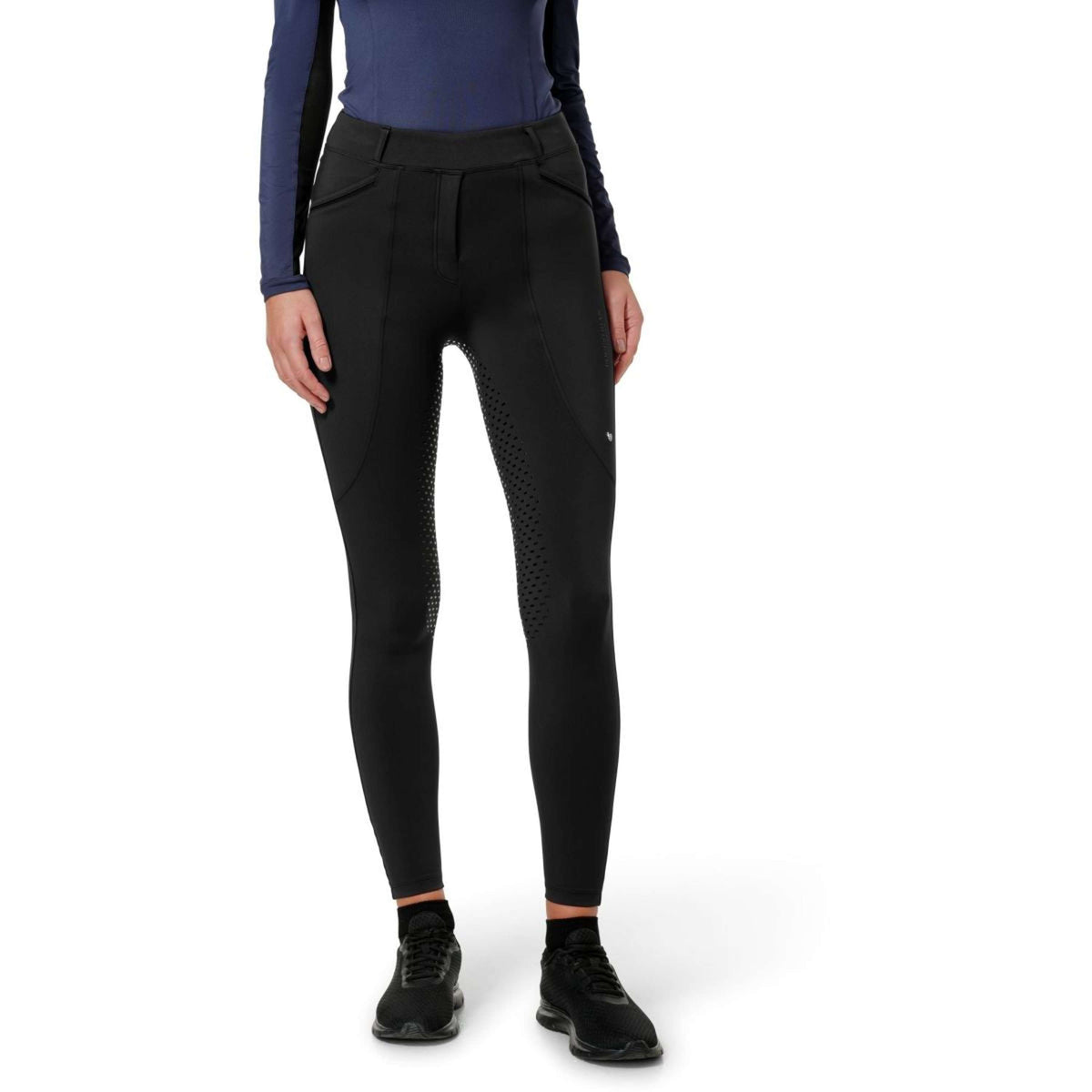 Equestrian Stockholm Rijlegging Premium Full Grip Zwart