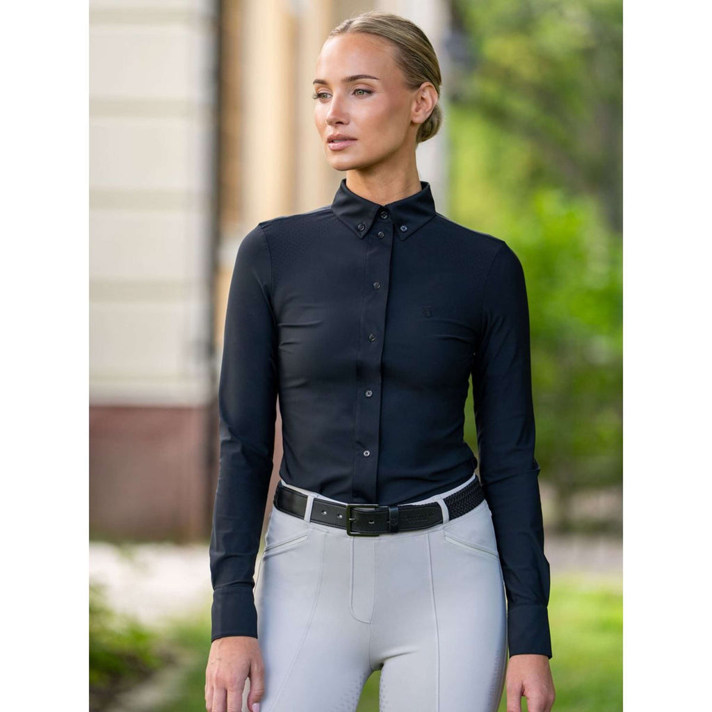 Equestrian Stockholm Wedstrijdshirt Performance Zwart