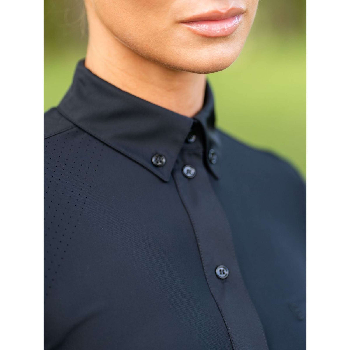 Equestrian Stockholm Wedstrijdshirt Performance Zwart