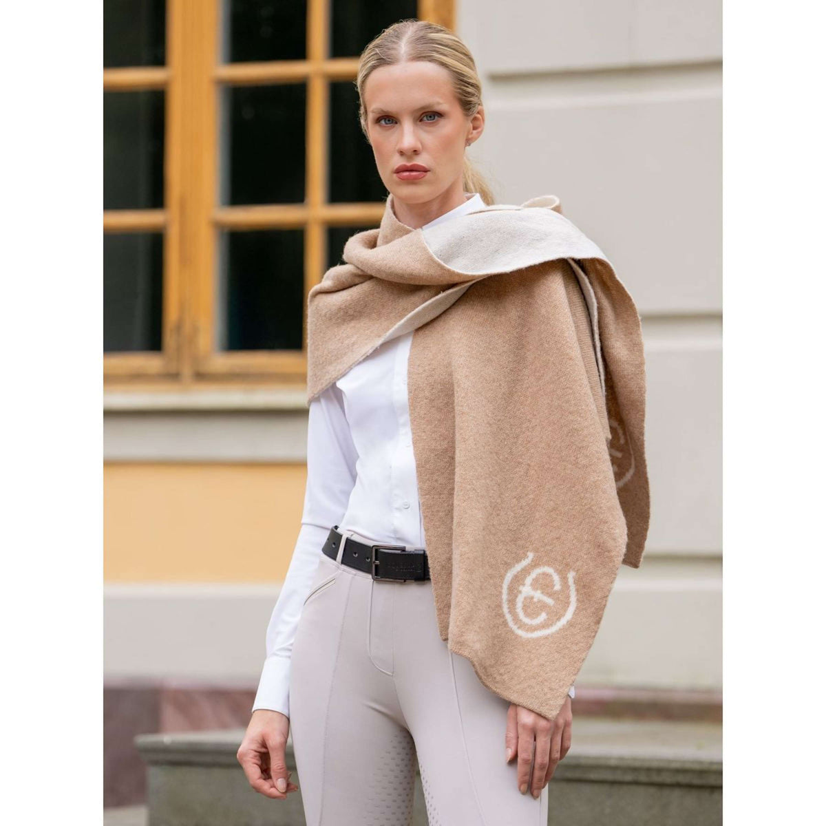 Equestrian Stockholm Sjaal Woven Sand