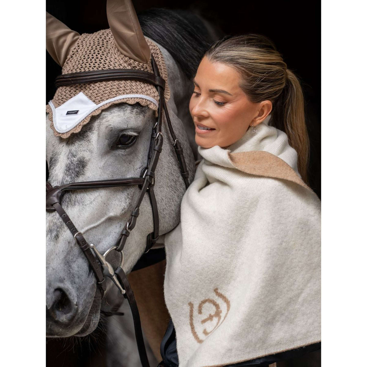 Equestrian Stockholm Sjaal Woven Sand