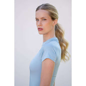 Equestrian Stockholm Shirt Dynamic Short Sleeve Ice Blue