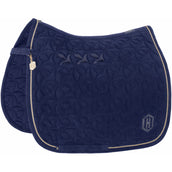 Eskadron Zadeldekje Heritage Velour Emblem Dressuur True Blue