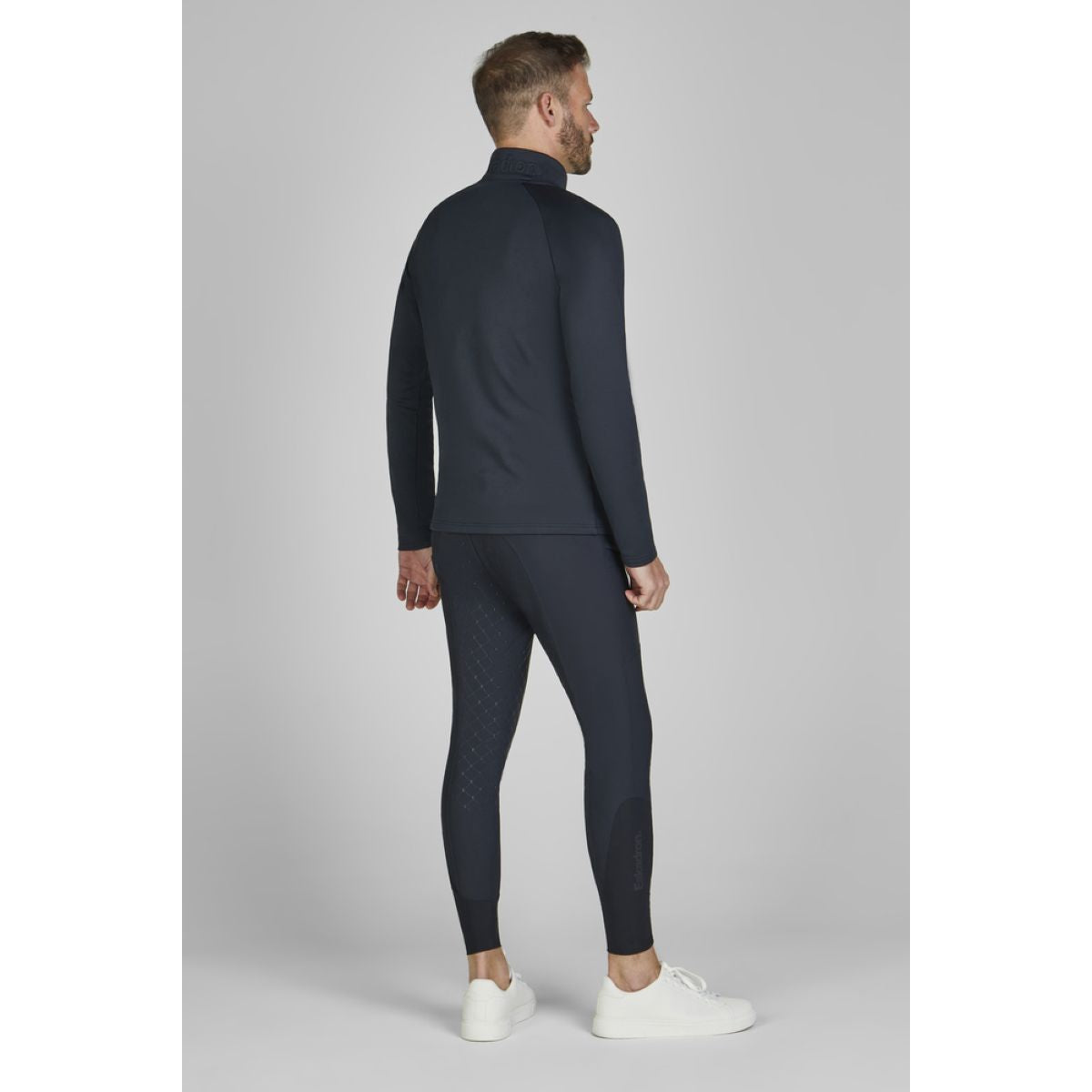 Eskadron Shirt Fanatics Zip Heren Navy