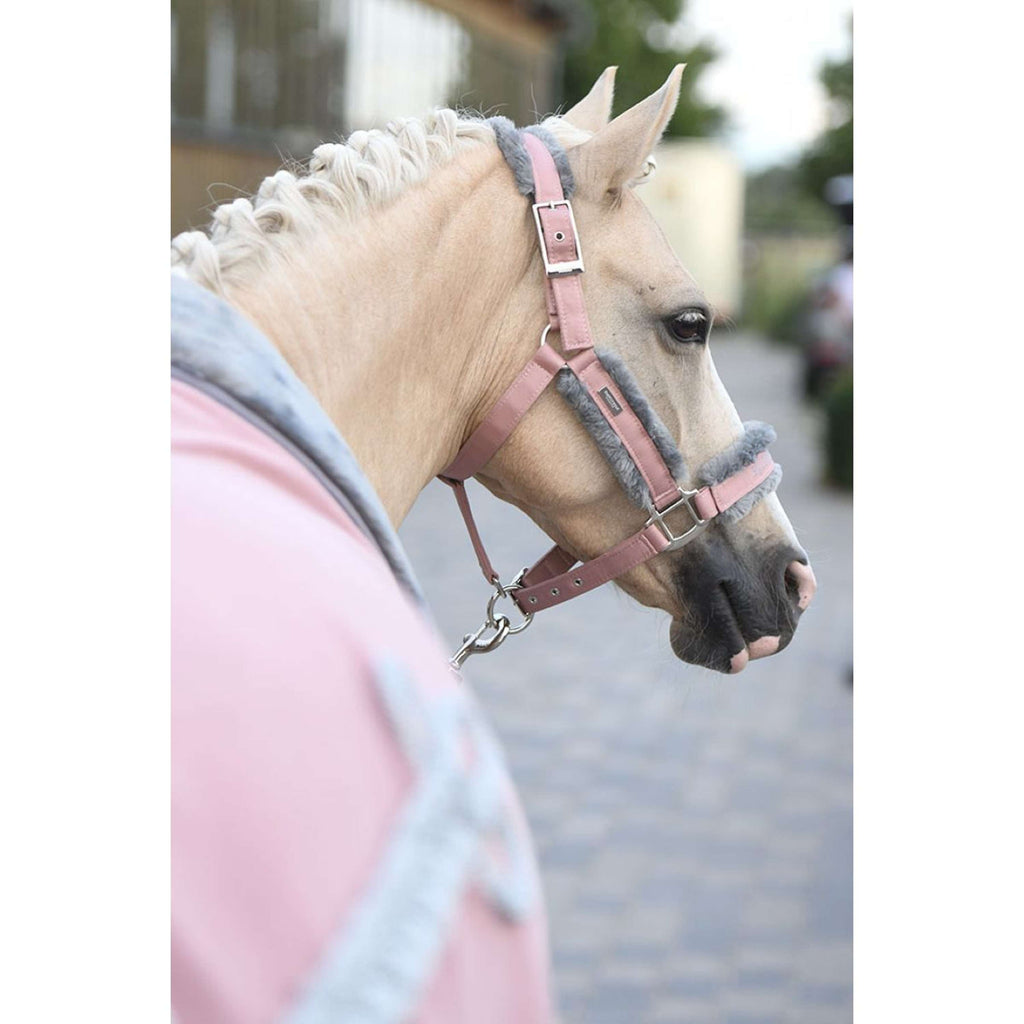 Equestrian Stockholm Halster & Touw Fur Roze