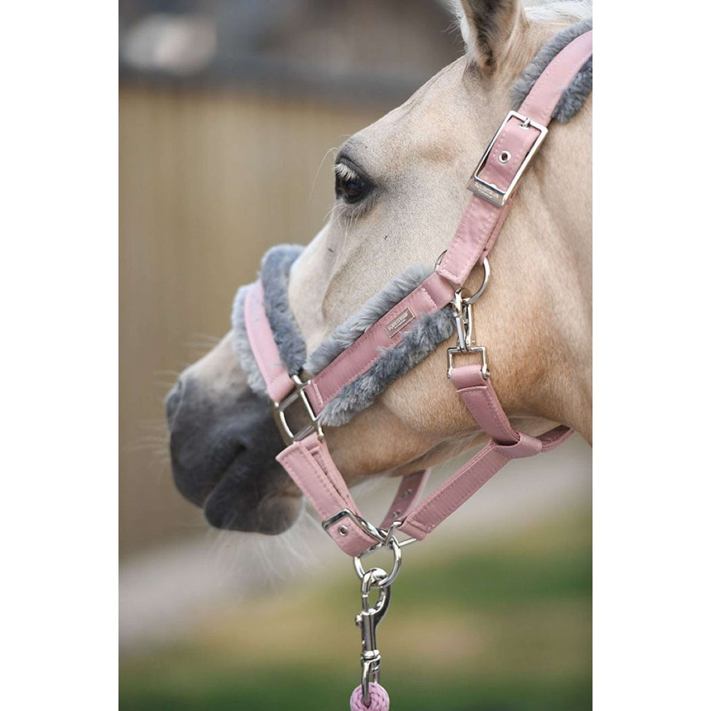 Equestrian Stockholm Halster & Touw Fur Roze