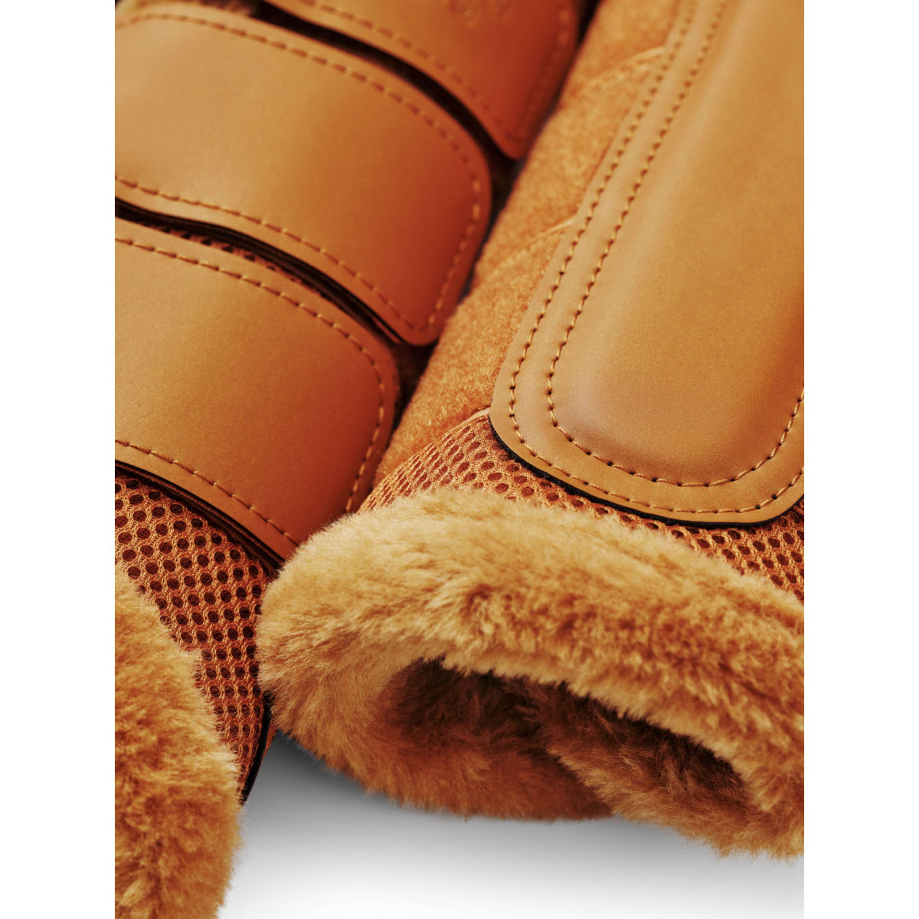 Equestrian Stockholm Beenbeschermers Fur Mesh Chestnut
