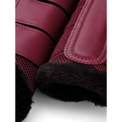 Equestrian Stockholm Beenbeschermers Fur Mesh Merlot