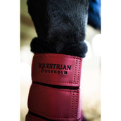 Equestrian Stockholm Beenbeschermers Fur Mesh Merlot