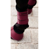Equestrian Stockholm Beenbeschermers Fur Mesh Merlot