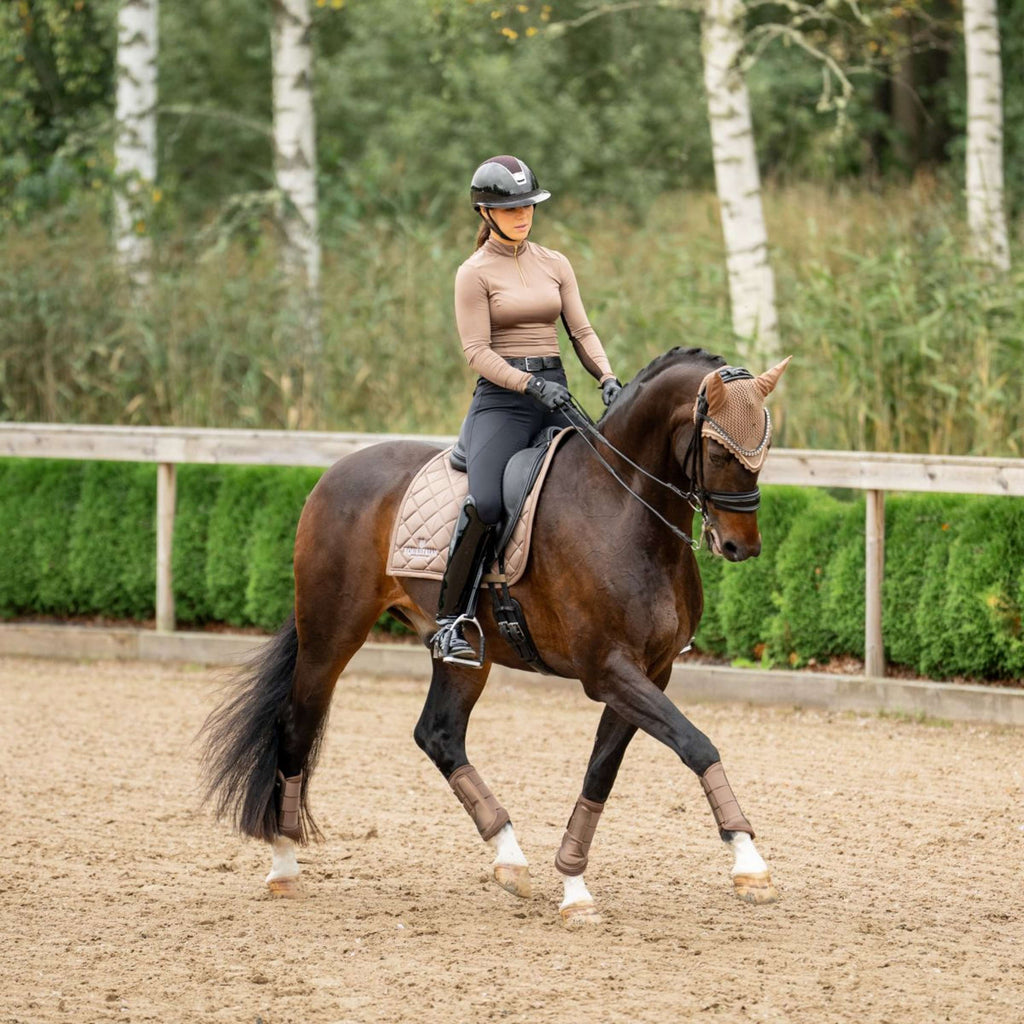 Equestrian Stockholm Zadeldekje Line Dressuur Champagne